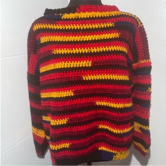 Multicolor Striped Women's Sweater - Picture 4 of 4